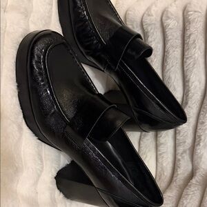 Steve Madden Shiny Black Loafers